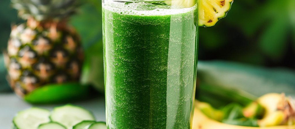 Batido Verde Energizante con Espirulina: Receta Saludable y Nutritiva