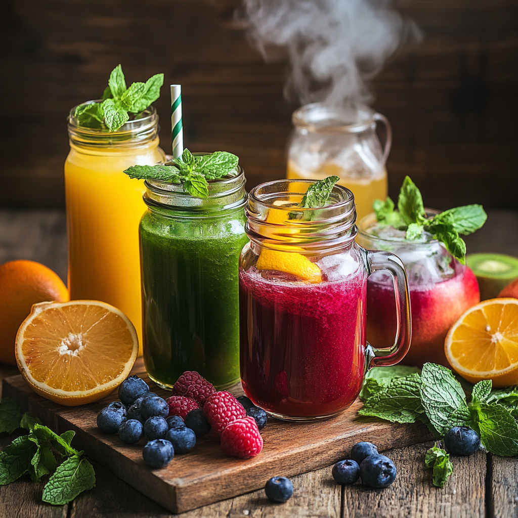 Bebidas Saludables: Hidratación y Nutrición en Cada Sorbo