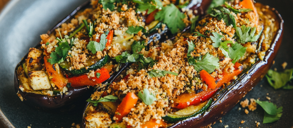 Berenjenas Rellenas de Verduras y Tofu: Receta Vegana, Saludable y Saborosa