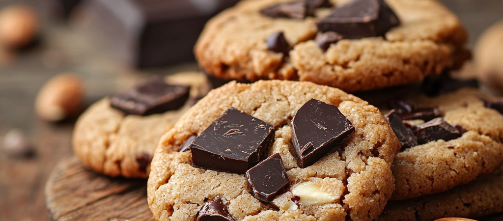 Galletas Keto de Mantequilla de Almendra y Chocolate Oscuro: Deliciosas y Sin Azúcar