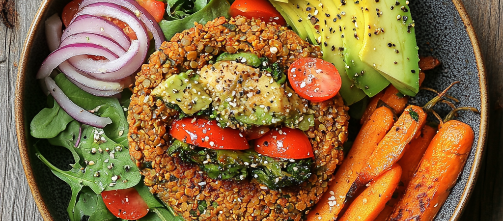 Hamburguesas Veganas de Lentejas y Avena: Receta Fácil, Nutritiva y Deliciosa