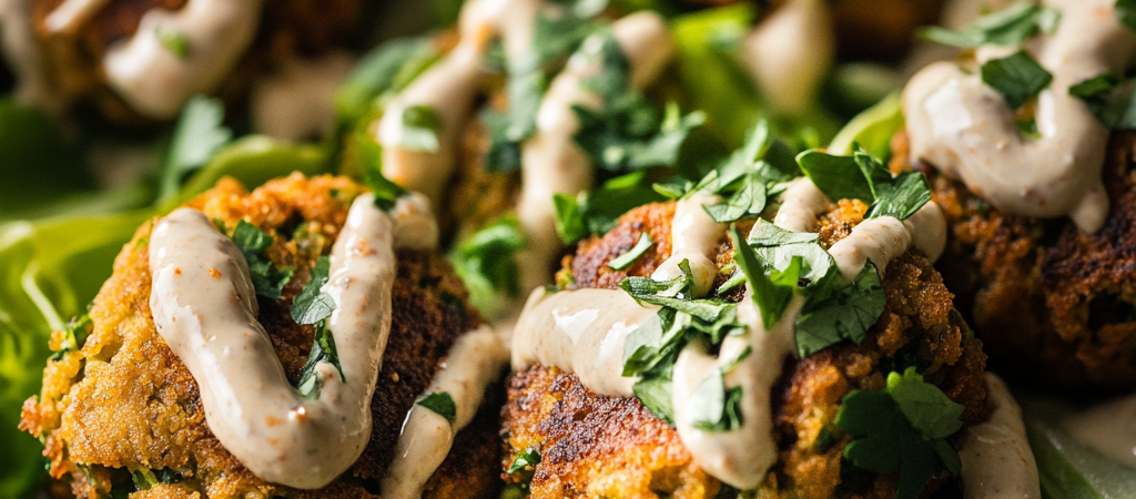 Wraps de Lechuga con Falafel y Salsa de Tahini: Receta Vegana, Saludable y Deliciosa
